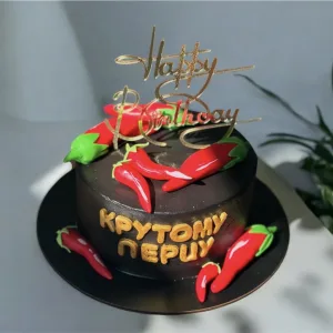 Торт для мужчины «крутому перцу» . Минимальный вес 1 кг