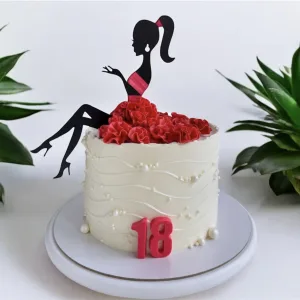 Торт девушке на 18 лет