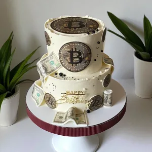 Торт с биткоинами. 4кг